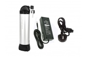 Li-Ion 36V - 8.7Ah Water Bottle Electric Bike Battery with Mounting Bracket and Charger
