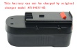 Replacement for FIRESTORM FSL18, FSL18(Flash Light), FSX18HD, FSX1800HD / FS18, FS1800 Series Power Tools Battery